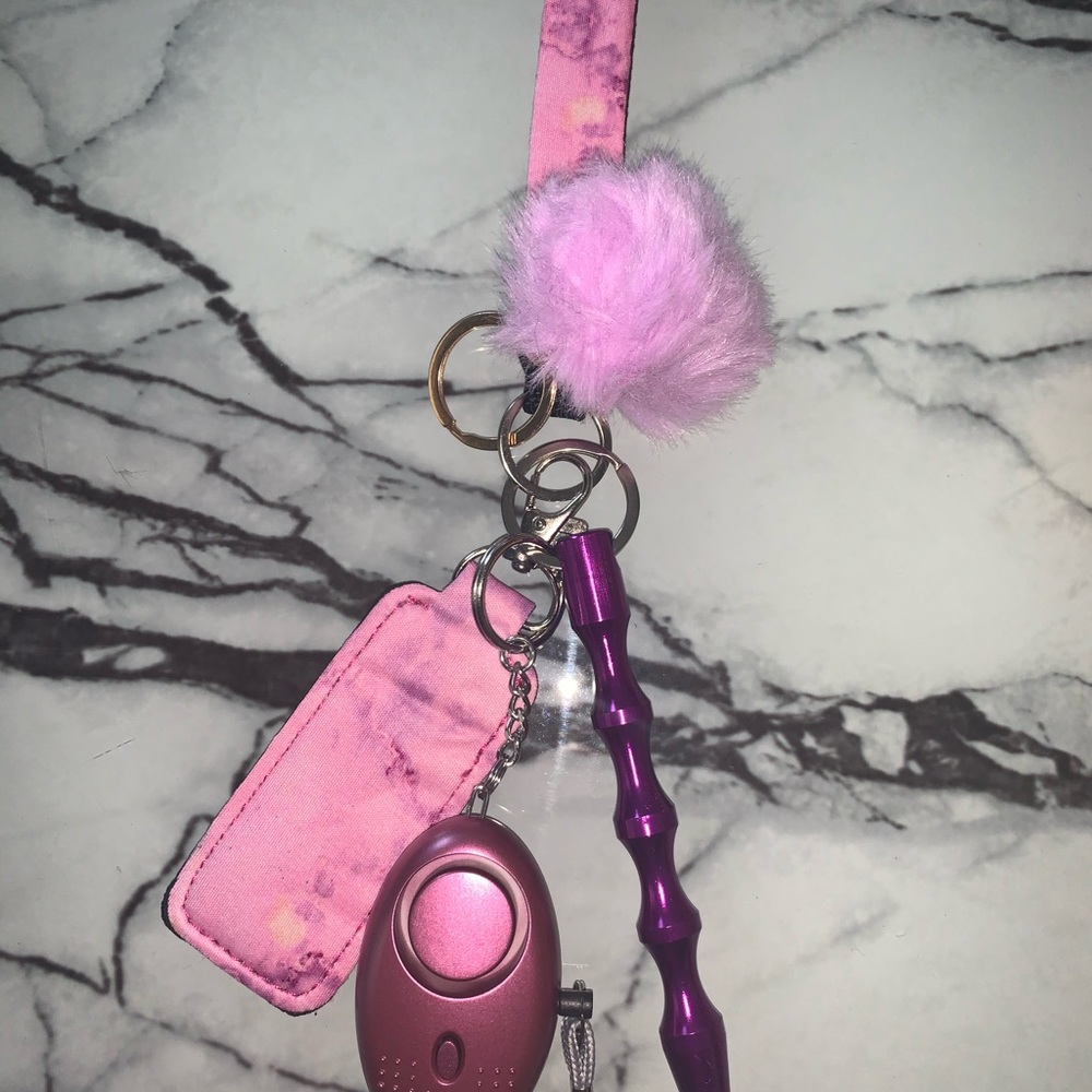 Self Defense Key Chain (Purple)
